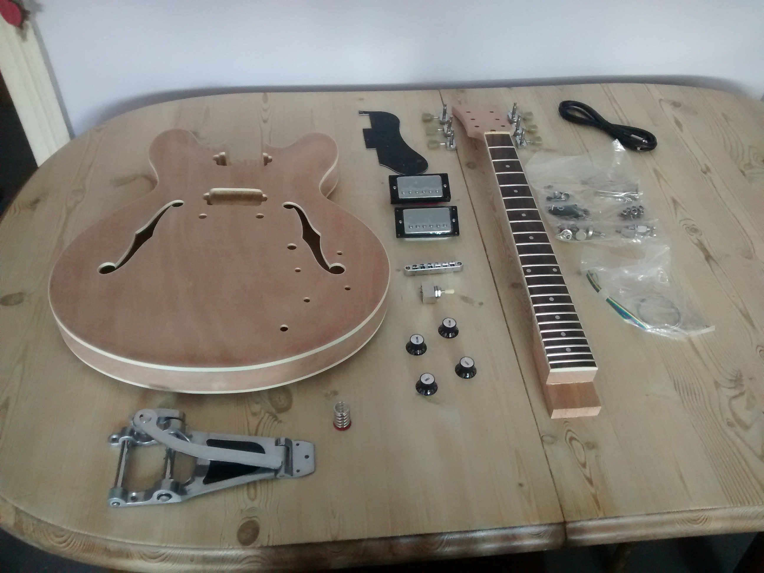 DIY guitar project: day 1